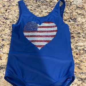 Oshkosh flip sequin bathing suit